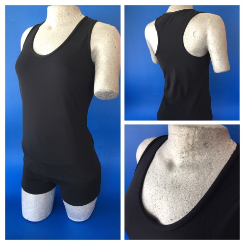 Lydia; racerback top Colorado