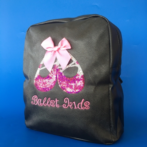 Dw Backpack Glitter Shoes black